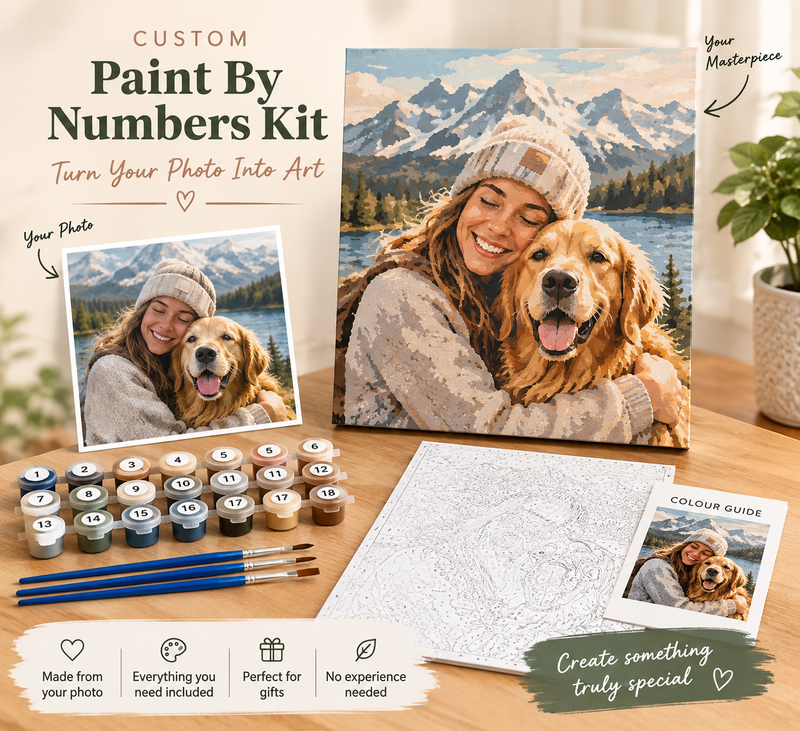 Personalised Paint by Number Kit