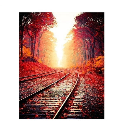 Autumn Summer Train Tracks Kit